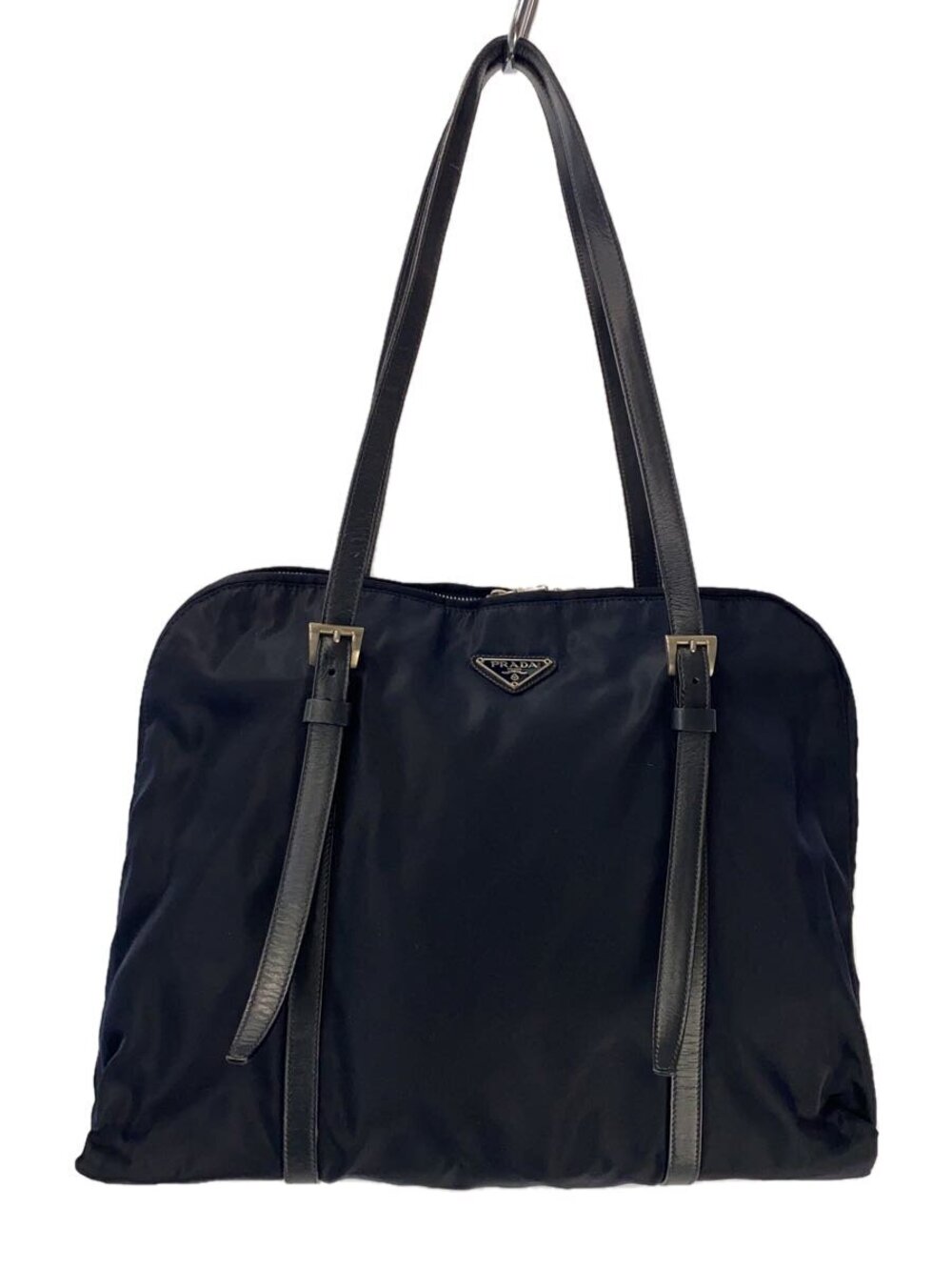 Prada Tote Tessuto Saffiano Bag Navy Blue